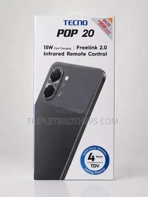 New Tecno Pop 20 64 GB Black
