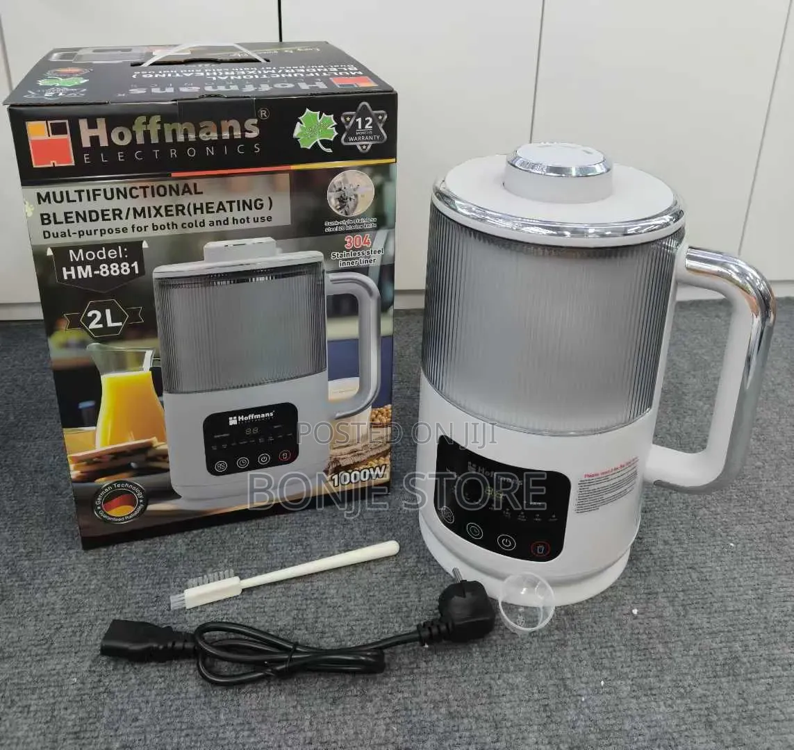Hoffmans 2l Digital Blender Soup Maker | Hot Cold Heating Function