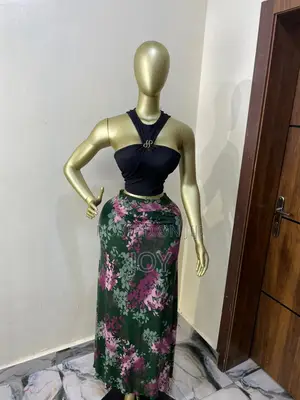 Elegant Ladies Long Skirts – Floral Satin Maxi Skirts