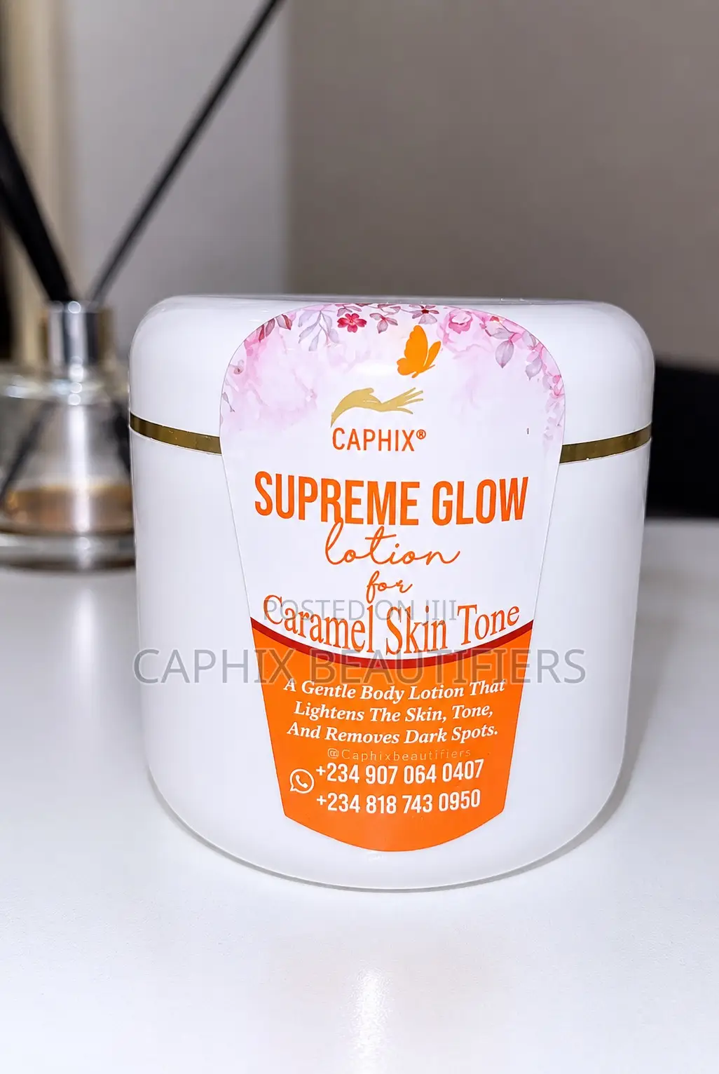 Customised Supreme Glow Caramel Lotion
