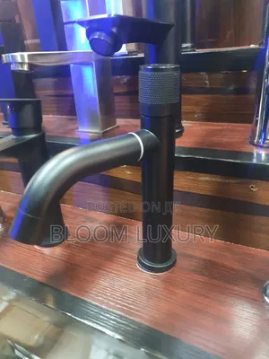 Heavy Guage Matte Black Only Cold Basin Faucet
