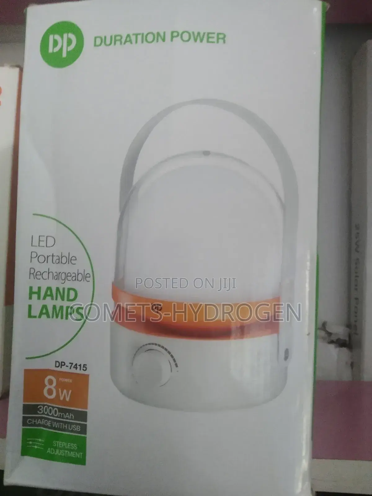 Original Dp Solar-Enabled Rechargeable Led Hand Lamp With Solar Panel