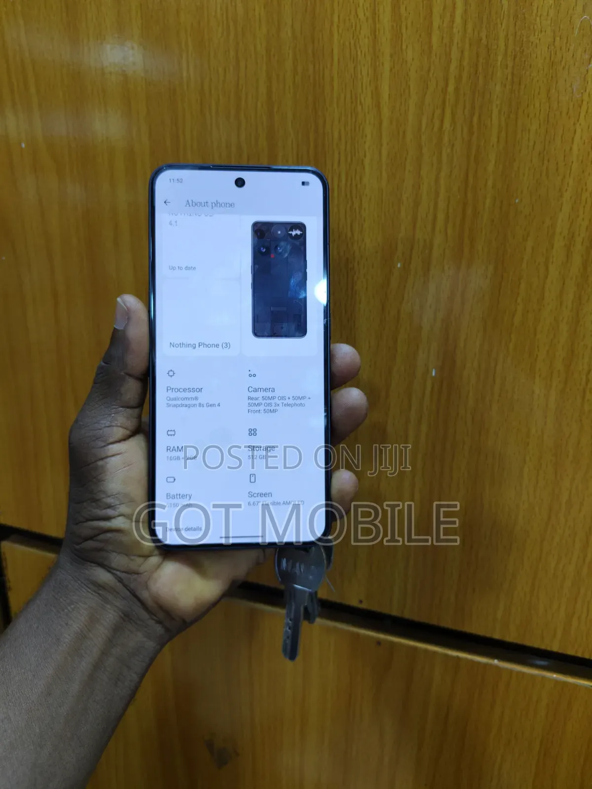 Nothing Phone 3 512 GB Gray