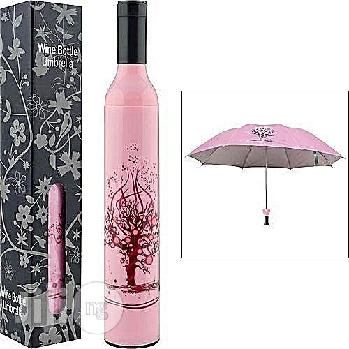 1pcs Bottle Umbrella - Pink