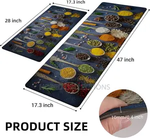 Spice Cooking Kitchen Mat