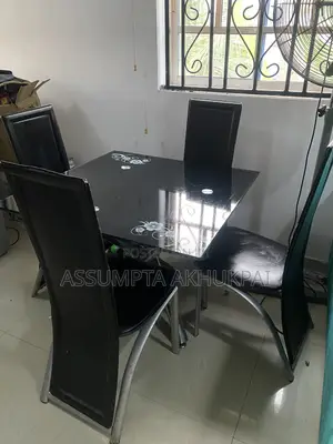 Glass Dinning Table (4 Seater)