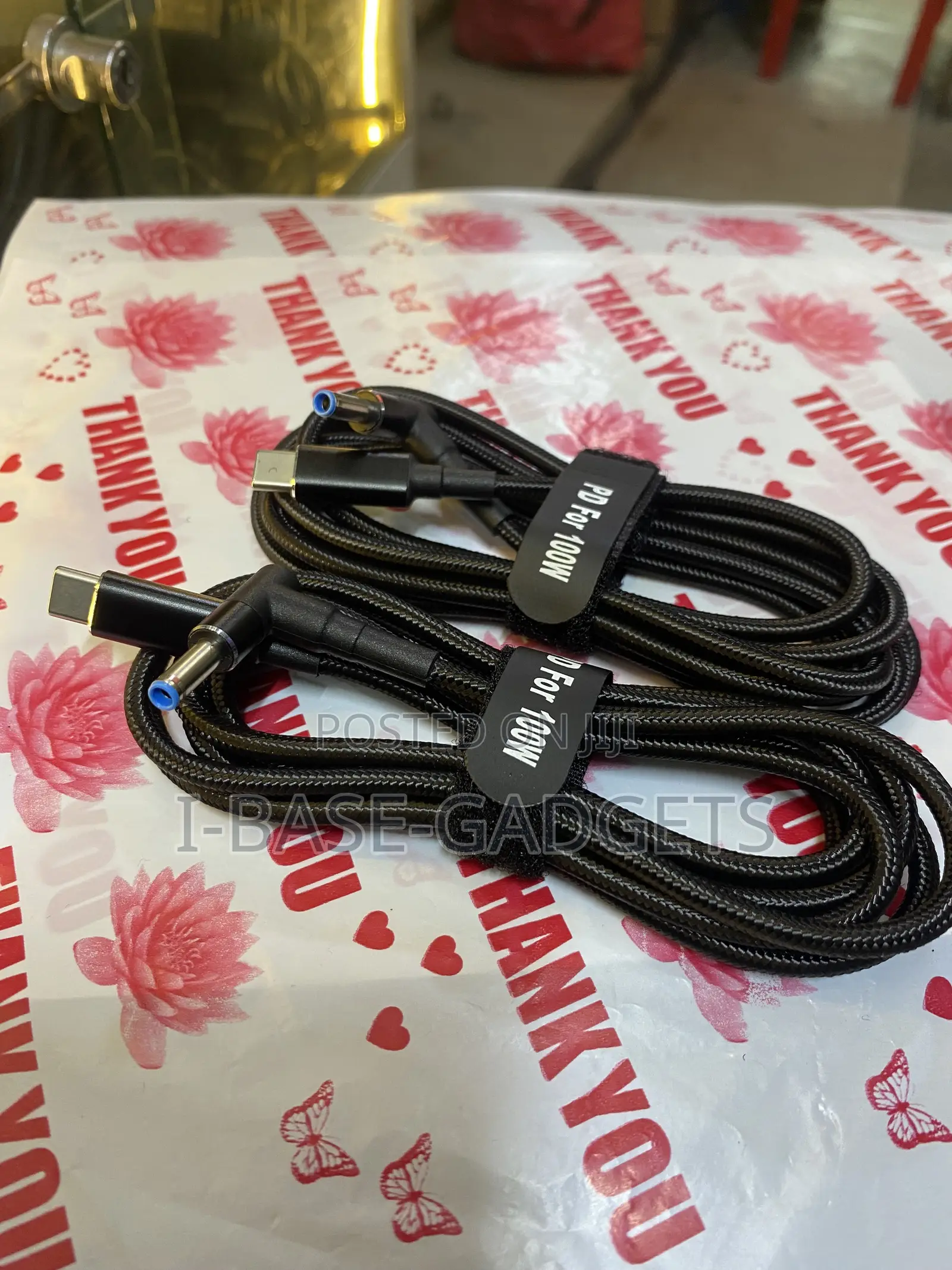 Hp Blue Pin to Type-C Cable 100w