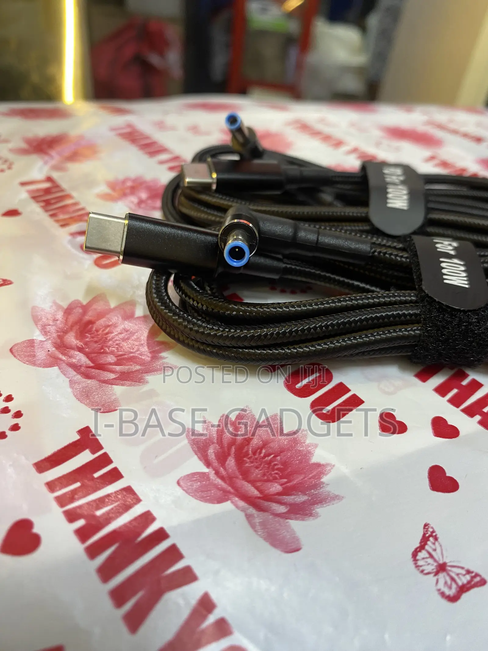Hp Blue Pin to Type-C Cable 100w