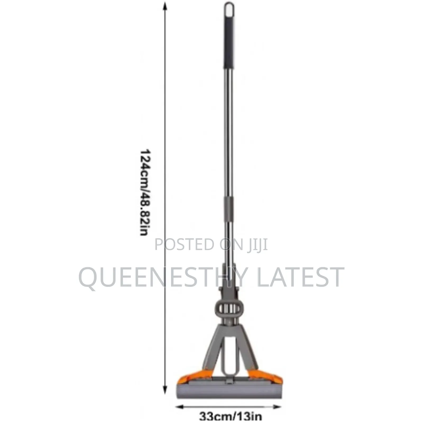 Ultra-Absorbent Pva Sponge Mop | Hands-Free Easy-Squeeze Smart Mop