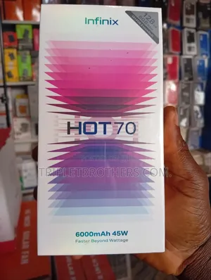 New Infinix Hot 70 128 GB Silver