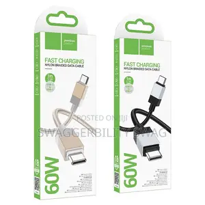 60w Fast Charge Cable Type-C to Type-C