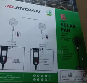Jd Jindian Solar Rechargeable Ac/Dc Fan