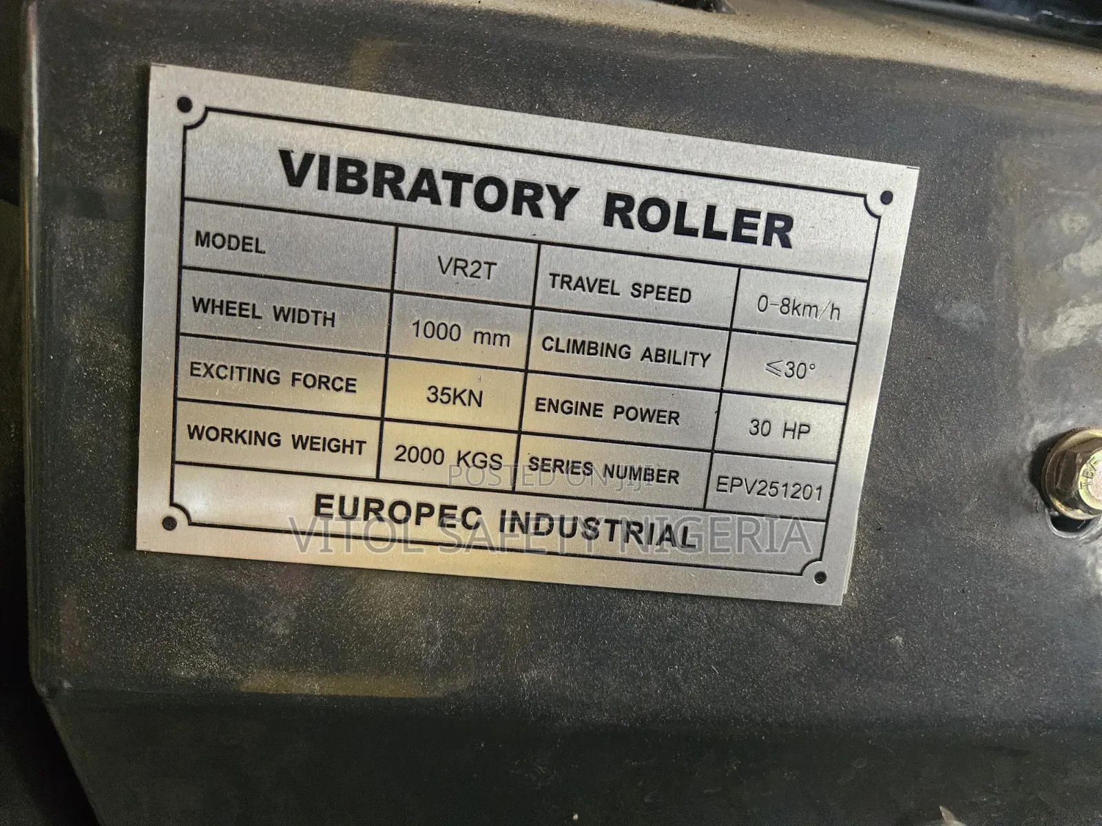 2ton Vibratory Roller Compactor