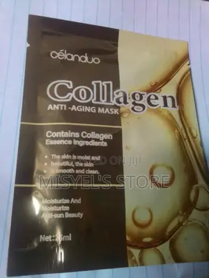 Celanduo Collagen Sheet Mask Anti Aging,Firming Wrinkle Moisturing 25g