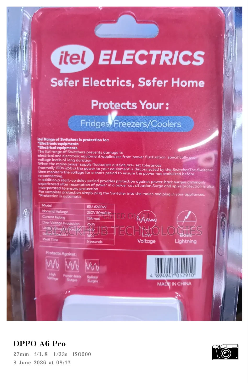 Itel Fridge, Ac, Tv Power Guard