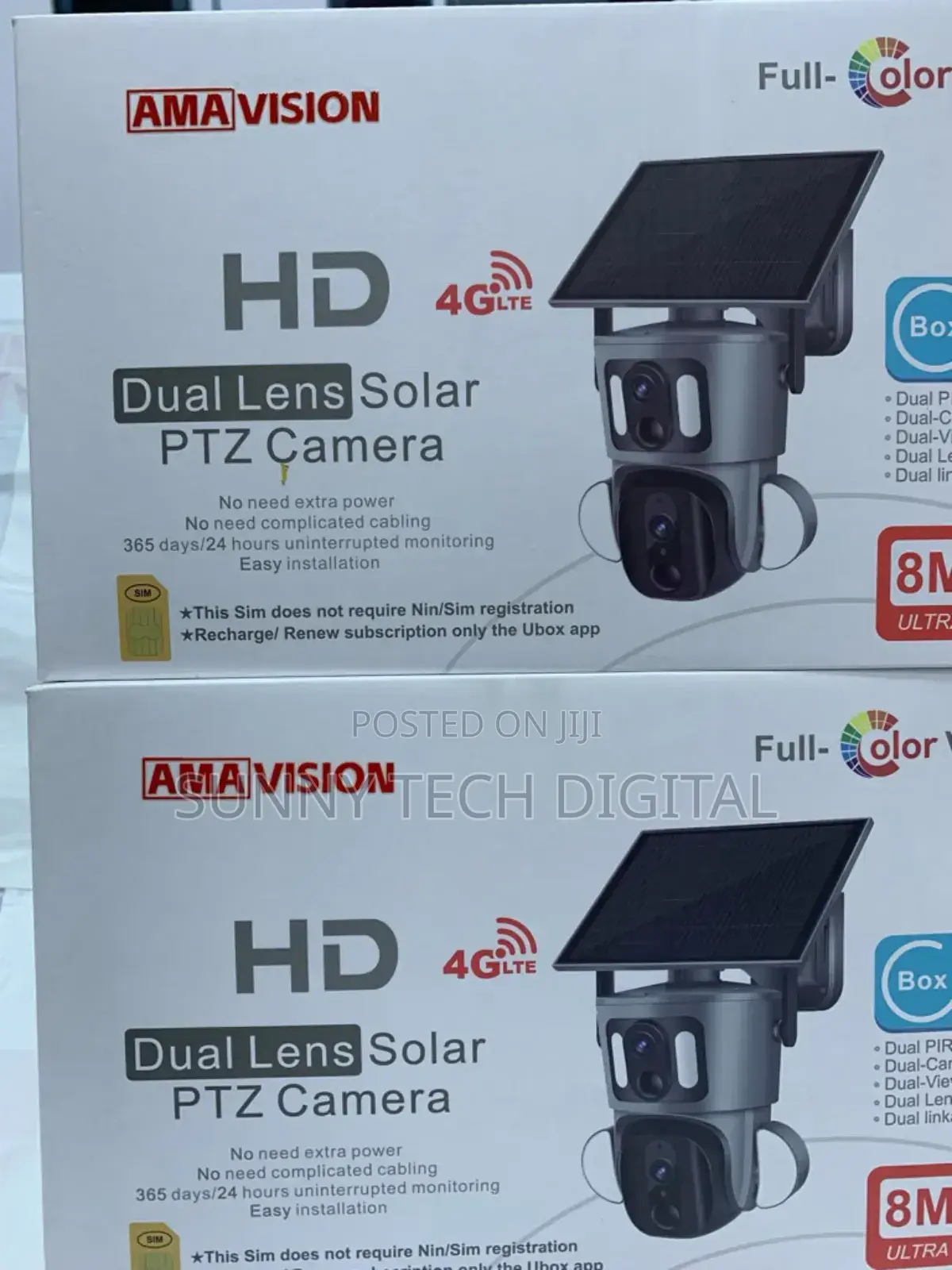 4g Dual Lens PTZ Solar PTZ Camera