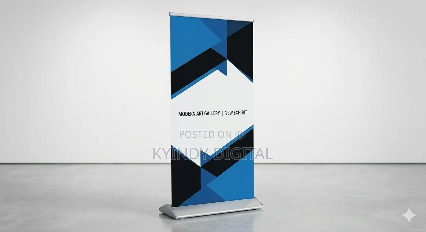 3ft Rollup Banner With Flatbase Aluminum