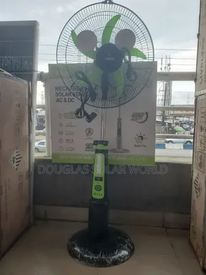 Iwin Energy 18 Inches Solar Rechargeable Stand Fan Ac and Dc