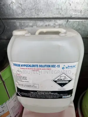 25-Liter Jug of Tri-Lite Brand Sodium Hypochlorite Solution Hec-15