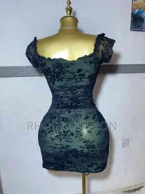 Short Bodycon Mesh Dress