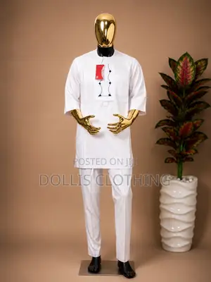 Royal Ivory Executive Kaftan Set