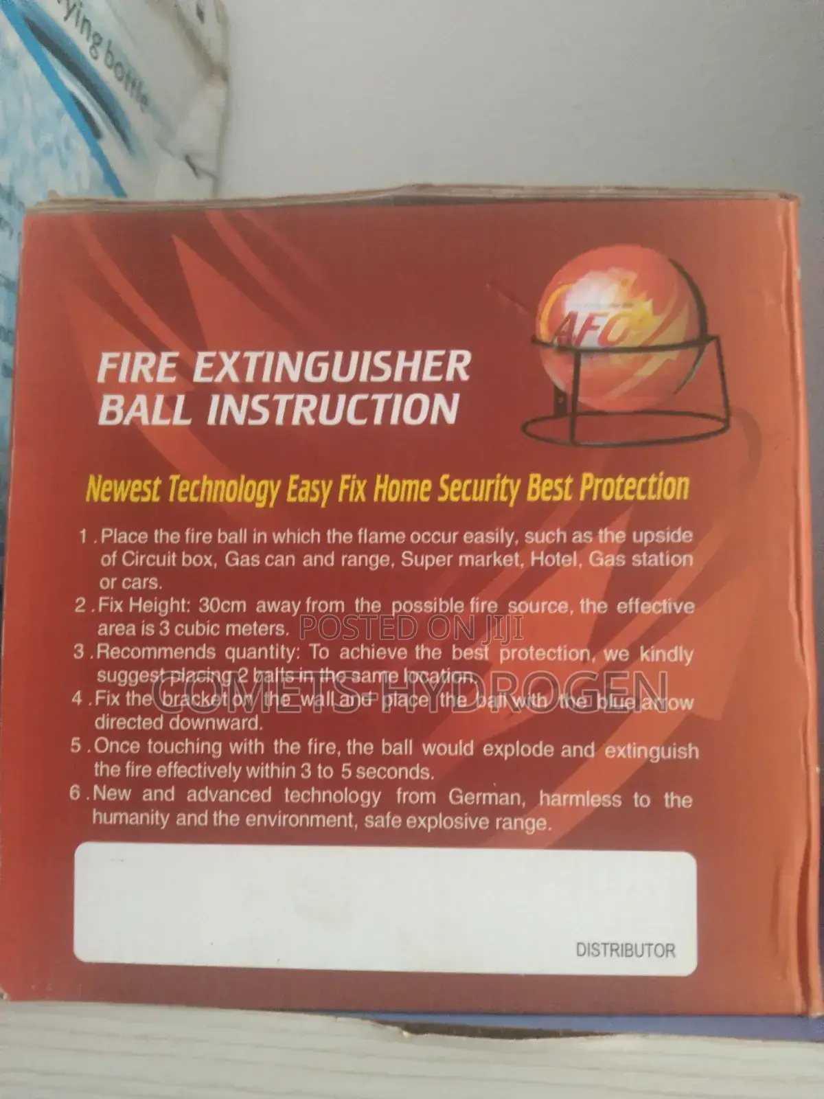 Automatic Self-Activating Fire Extinguisher Ball