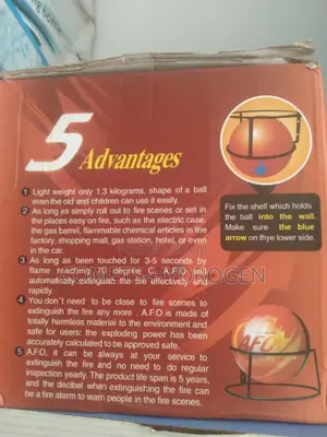 Automatic Self-Activating Fire Extinguisher Ball