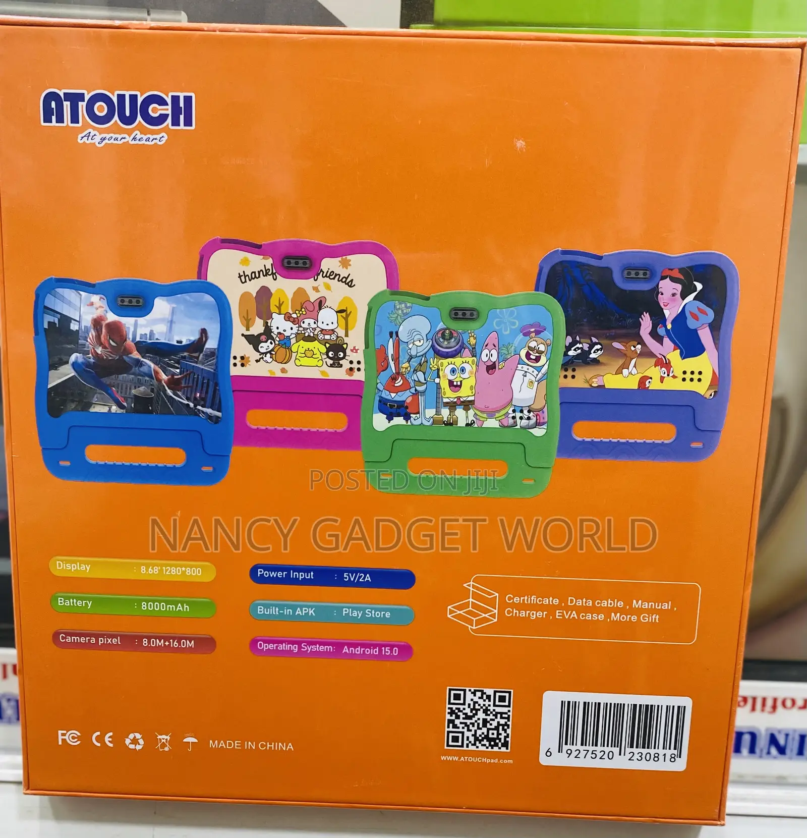 New Atouch KT12 256 GB Blue