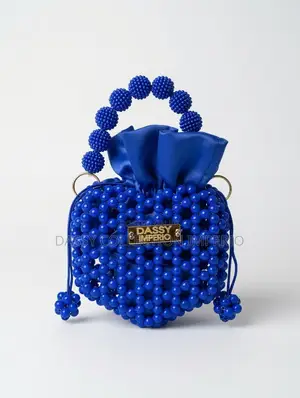 Heart Shaped Beaded Bag