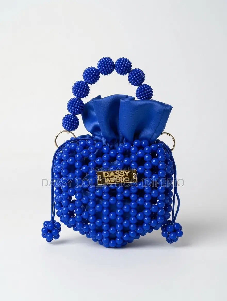Heart Shaped Beaded Bag