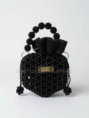 Heart Shaped Beaded Bag