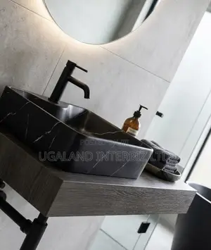 Luxury Matte Marble Pattern Table Basin