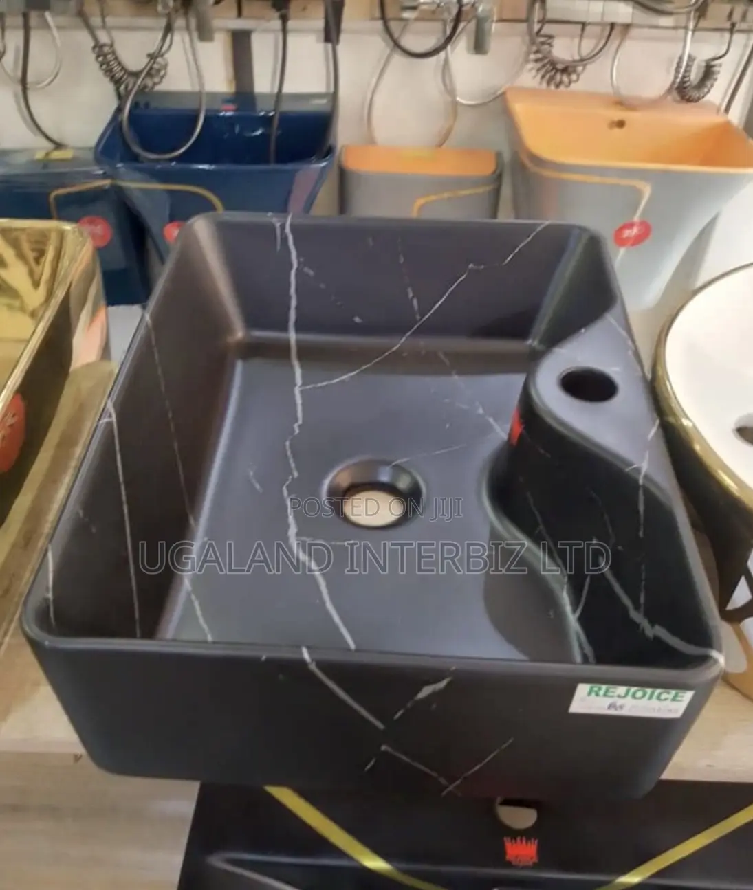 Luxury Matte Marble Pattern Table Basin