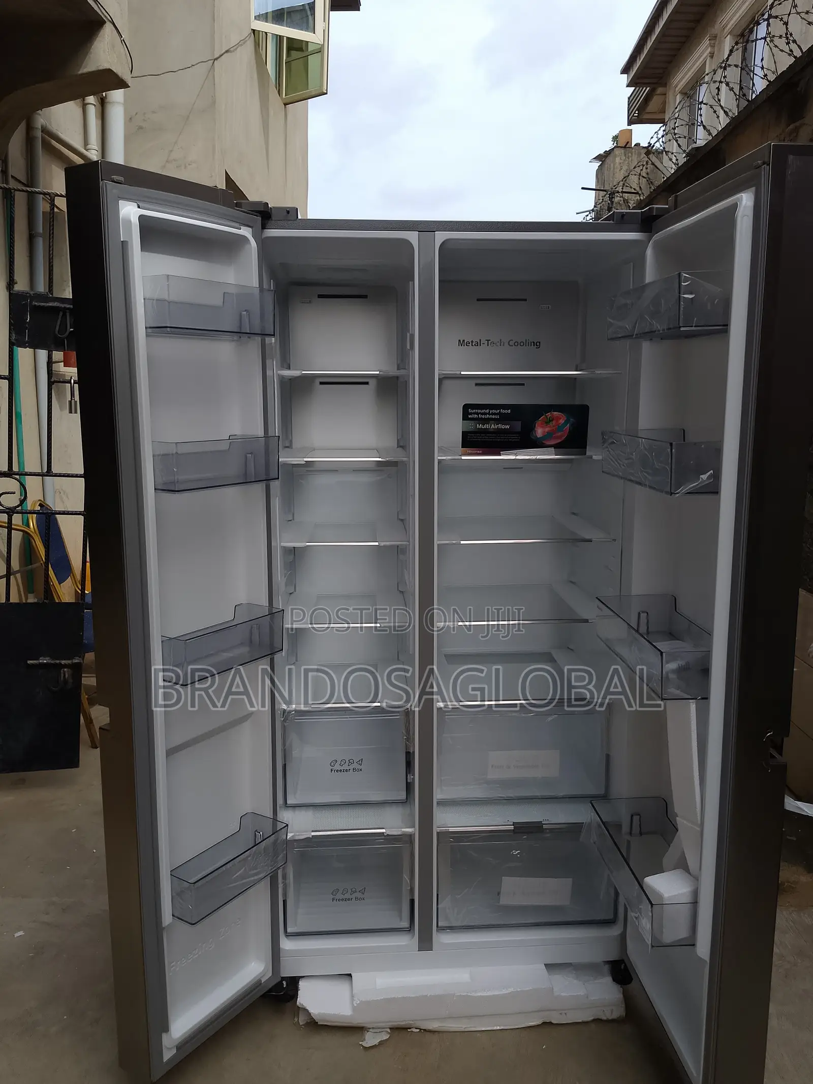 Modern Hisense Side by Side Refrigerator for Kitchen