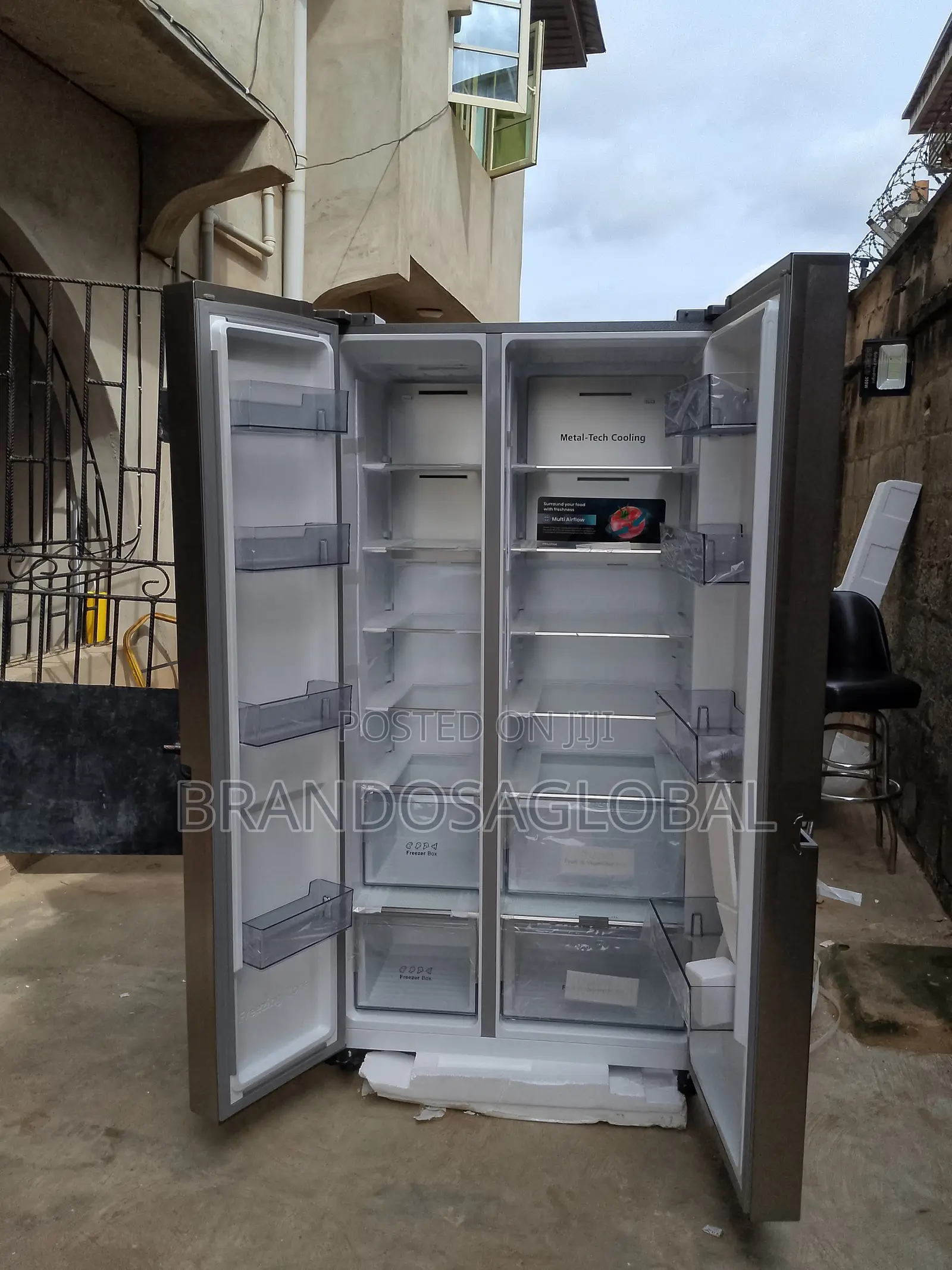 Hisense Side by Side Fridge With Huge Storage Space
