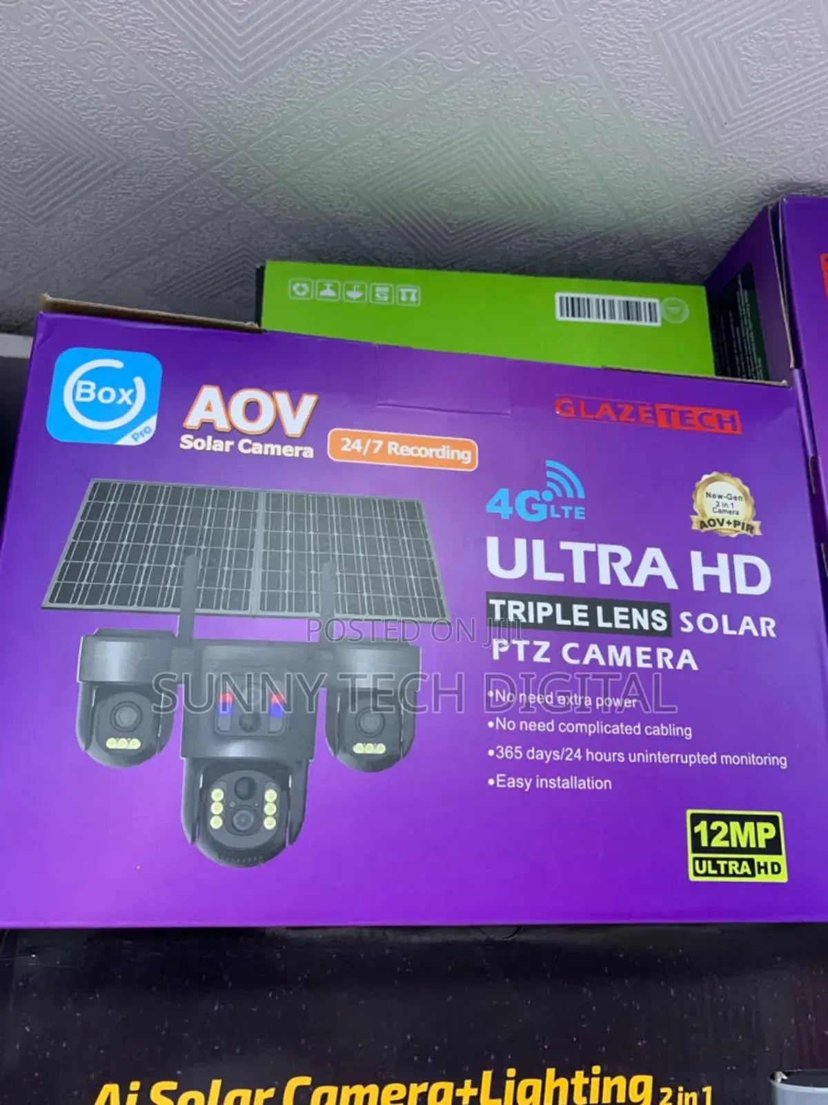 4 Lens With Double Solar Panels