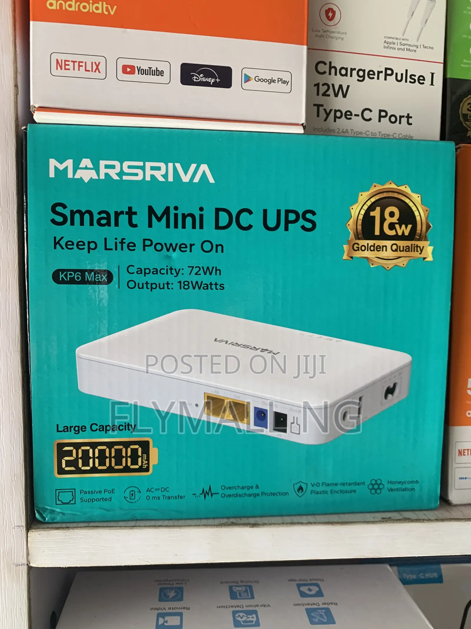 Marsriva Smart Mini Dc Ups Kp6 Max 20000mah