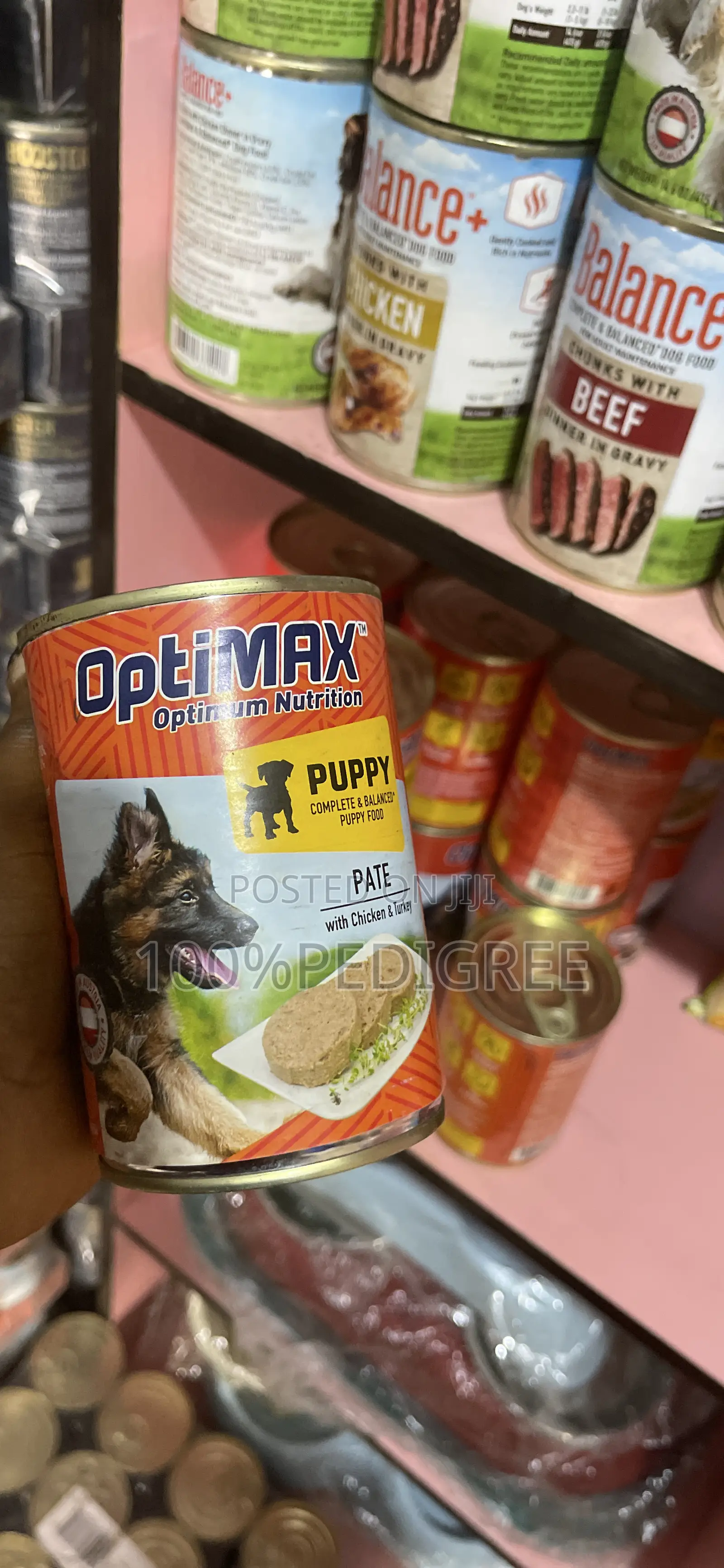 Optimax Puppy Can Food
