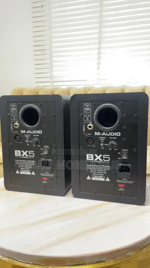 Neatly Used M-audio Bx5 Studio Monitors (1 Pair)