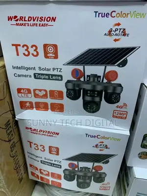 4g Triple Lens PTZ Solar Camera