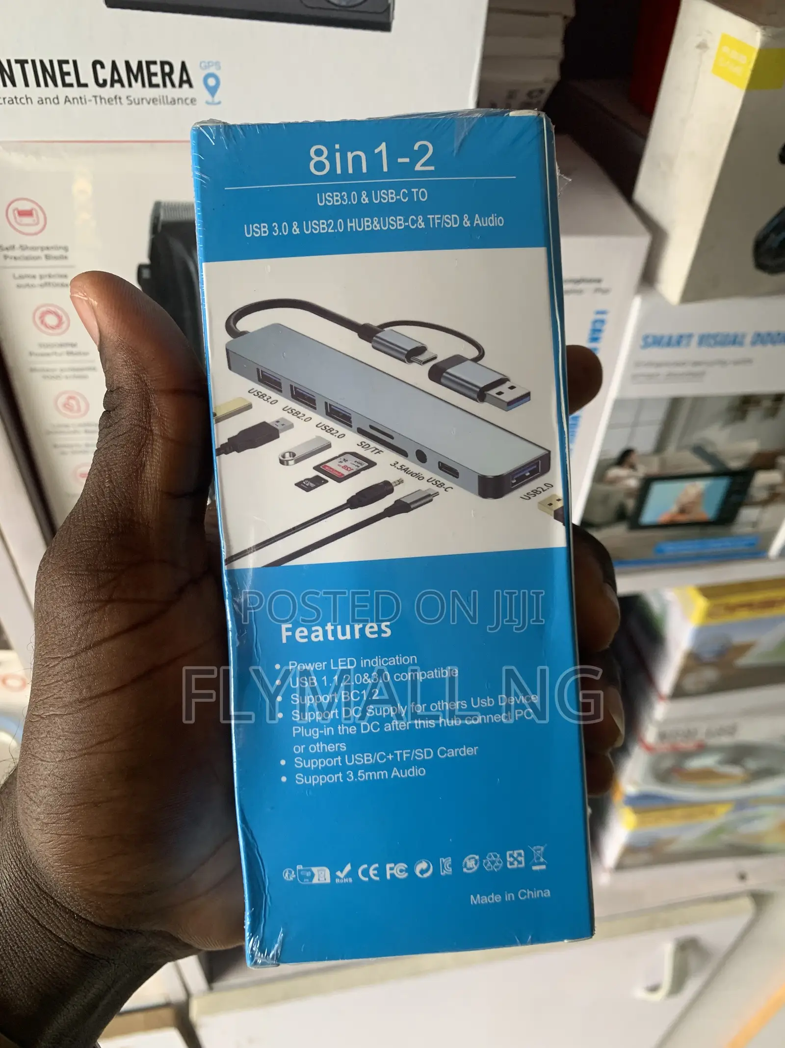 8-in-1 or 8-in-2 Usb Type-C Hub Adapter