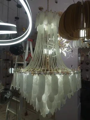 1000mm Pearlshell Decorative Chandelier Light