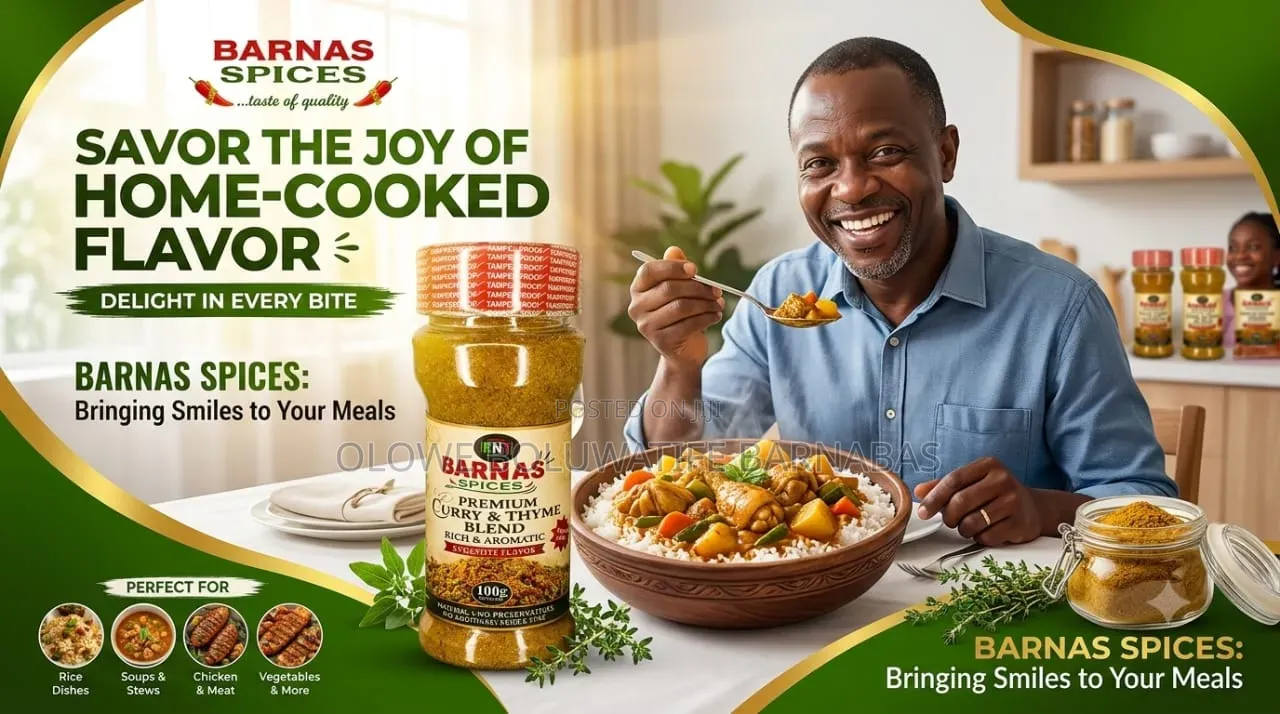 Barnas Spices Curry And Thyme