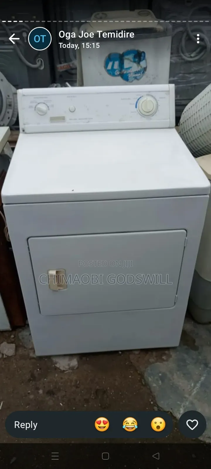 Original 15kg Dryer Machine