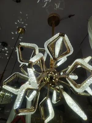Customized Modern Chandelier Light Silver and Gold