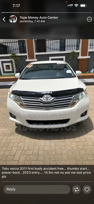 Toyota Venza 2011 White