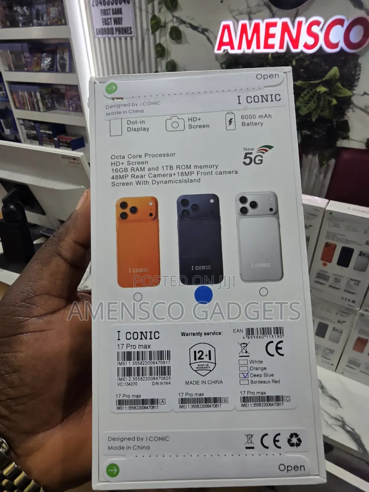 New Mobile Phone 1 TB Orange