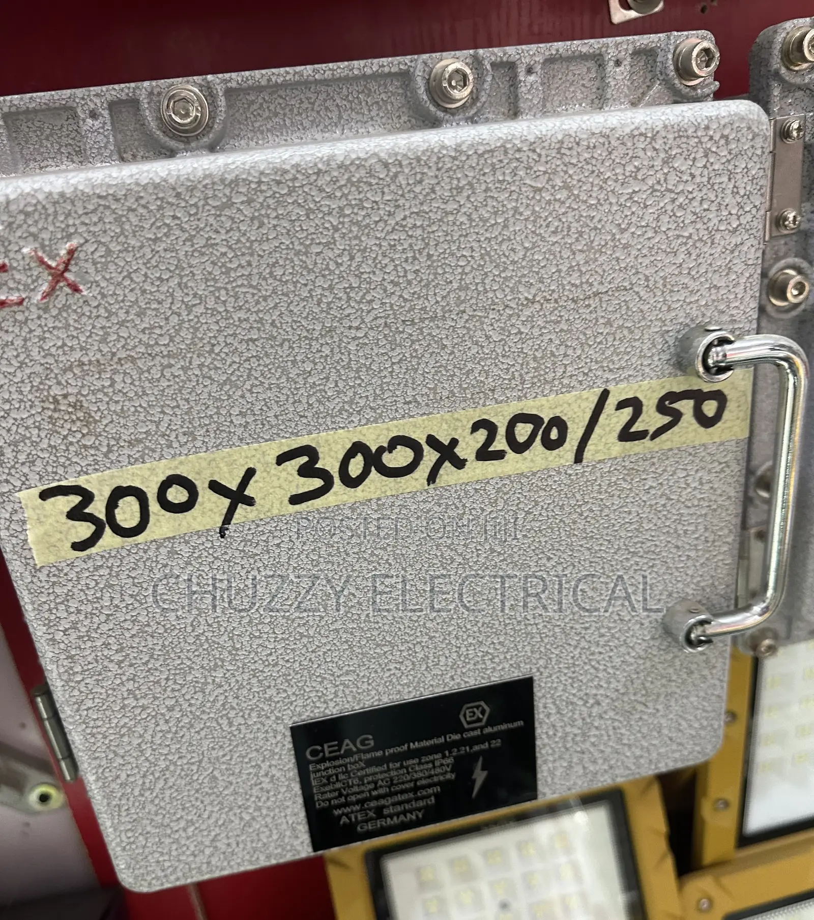 Ex-Proof Enclosure – 300x300x200/250mm Deep