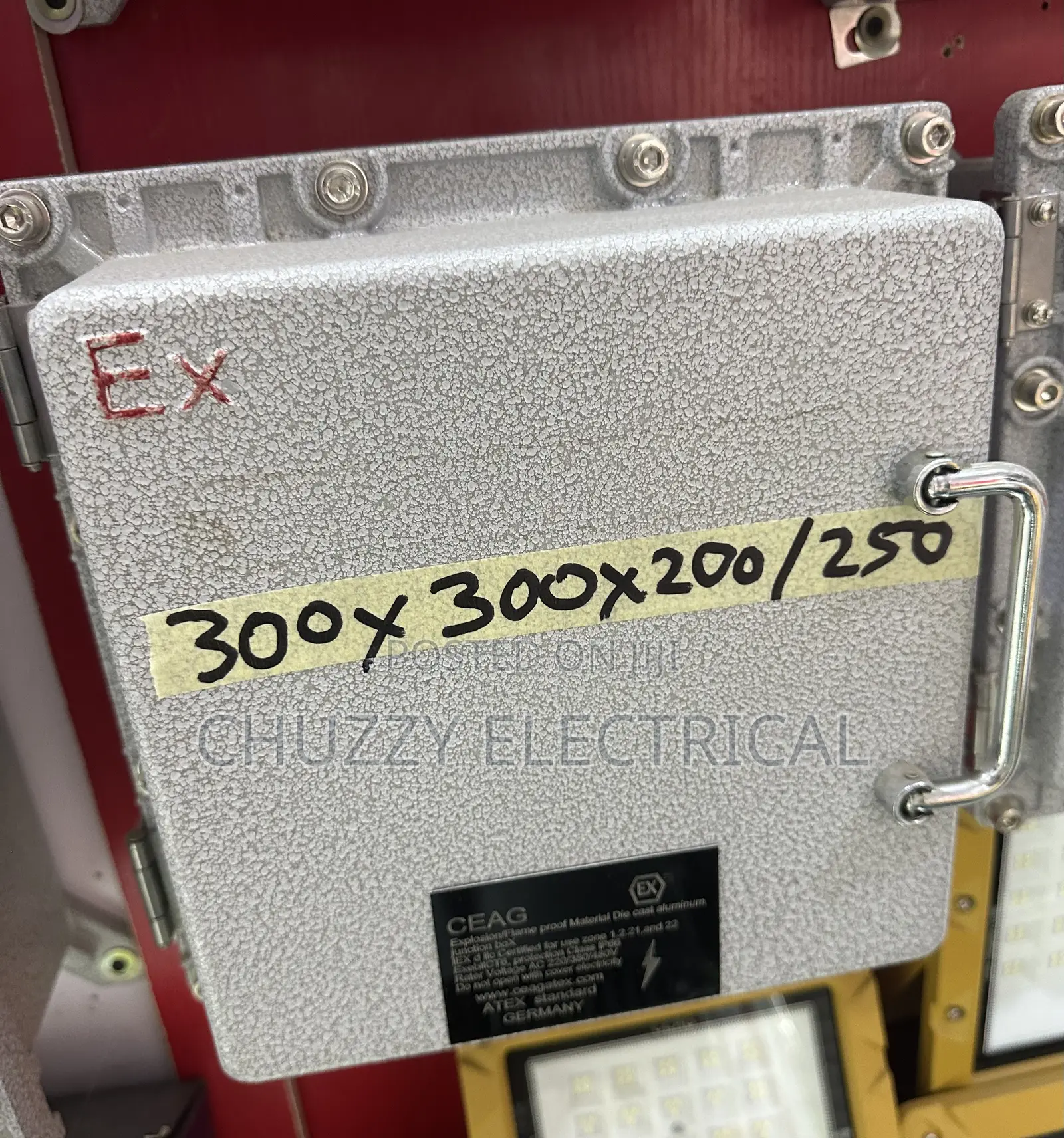 Ex-Proof Enclosure – 300x300x200/250mm Deep