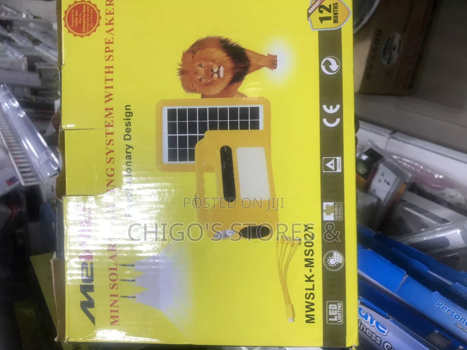 Mini Solar Lighting System With Speaker